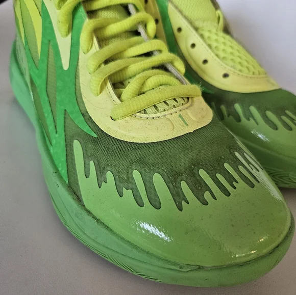 Puma x LaMelo Ball MB.02 "Nickelodeon Slime" sneakers Size 39eu 25 Cm - Picture 7 of 10